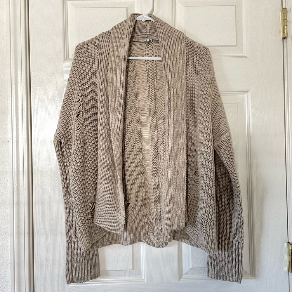 Boho Chunky Knit Cardigan Sweater